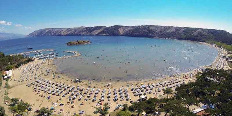 Rajska plaža, Lopar, Rab