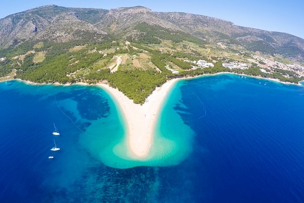 Zlatni rat – Bol, Brač, Chorvatsko