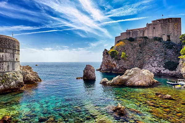 Dubrovnické městské hradby - Chorvatsko